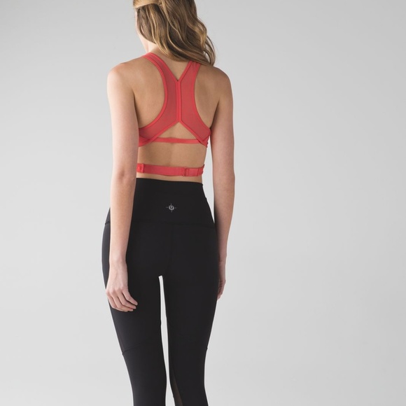 NWT Lululemon Wanderlust Yoga Haven Bra Cape Red - Picture 2 of 8